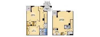 Floor plan at IO Piazza by Windsor