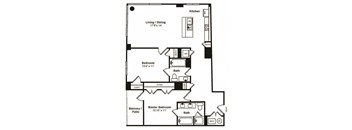 Floor plan at IO Piazza by Windsor