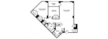 Floor plan at IO Piazza by Windsor