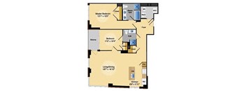 Floor plan at IO Piazza by Windsor