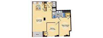 Floor plan at IO Piazza by Windsor