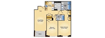 Floor plan at IO Piazza by Windsor