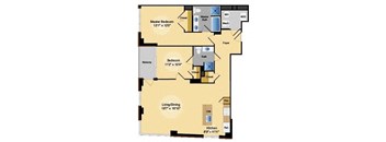 Floor plan at IO Piazza by Windsor