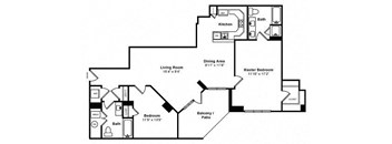 Floor plan at IO Piazza by Windsor