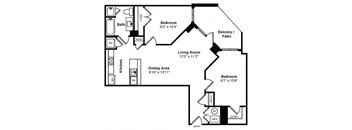Floor plan at IO Piazza by Windsor