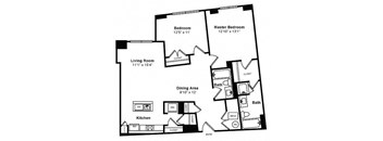 Floor plan at IO Piazza by Windsor