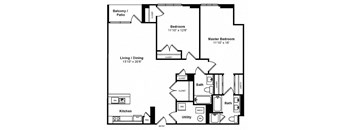 Floor plan at IO Piazza by Windsor
