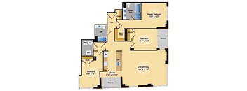 Floor plan at IO Piazza by Windsor