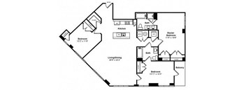 Floor plan at IO Piazza by Windsor