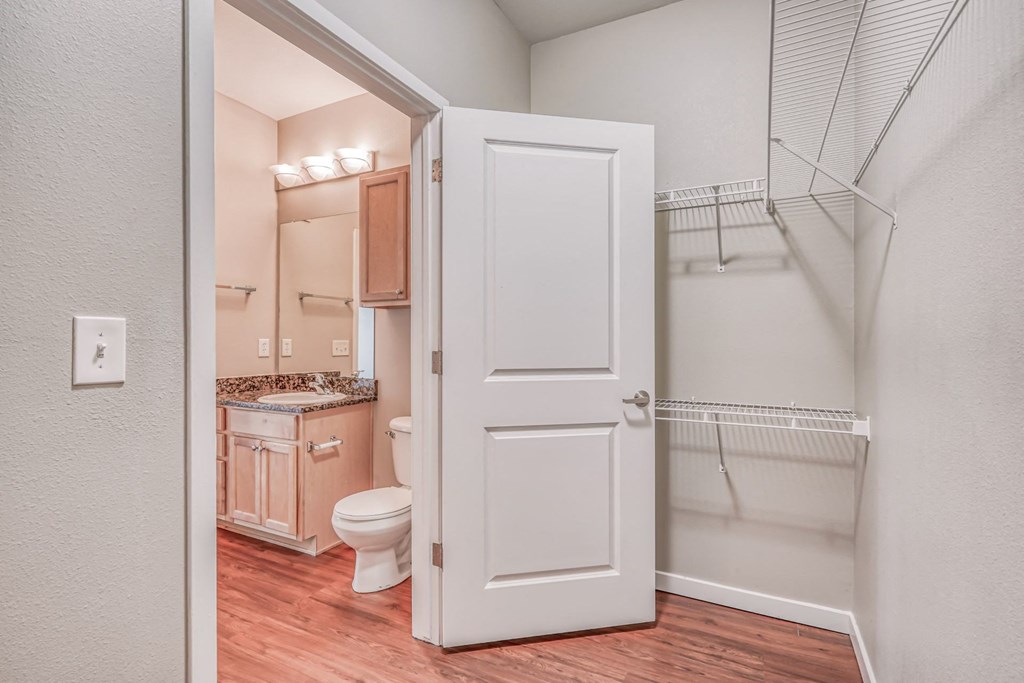 Large closet at The District, Denver, CO