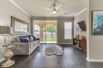 Modern Living Room at Legacy by Windsor, Plano