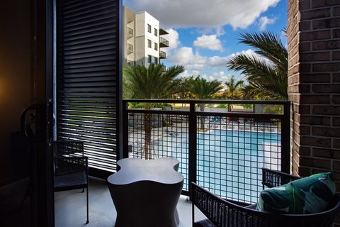 Private balconies at Centrico by Windsor, Florida, 33166