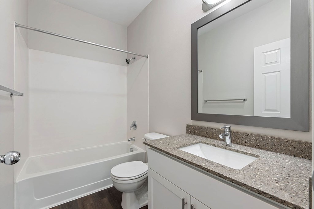 Spacious en-suite baths with double sinks at The Estates at Cougar Mountain, 2128 Shy Bear Way NW, Issaquah, WA