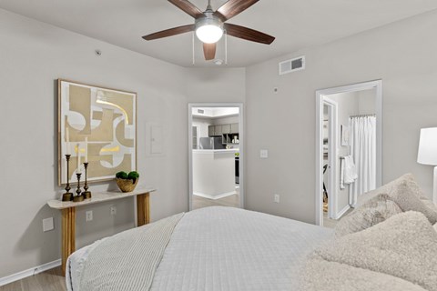 Spacious Bedroom Interior at Windsor Walnut Creek, Austin, TX