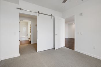 Bedroom with En Suite Bathroom  at Uplund at Totem Lake, Washington