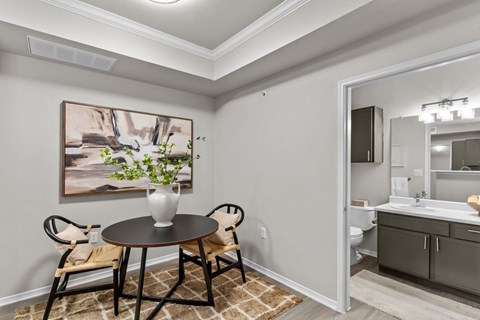 Modern Dining Area at Windsor Walnut VCreek, Austin, TX