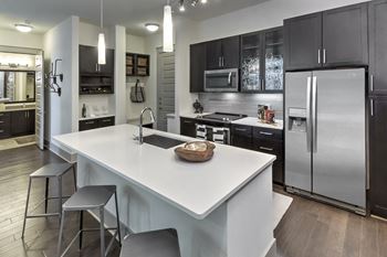 Modern kitchen at Windsor Fitzhugh, TX, 75206