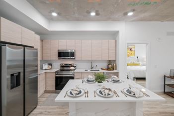 Luxurious Kitchen at Windsor Ludlam Trail, an apartment complex in Miami, FL.