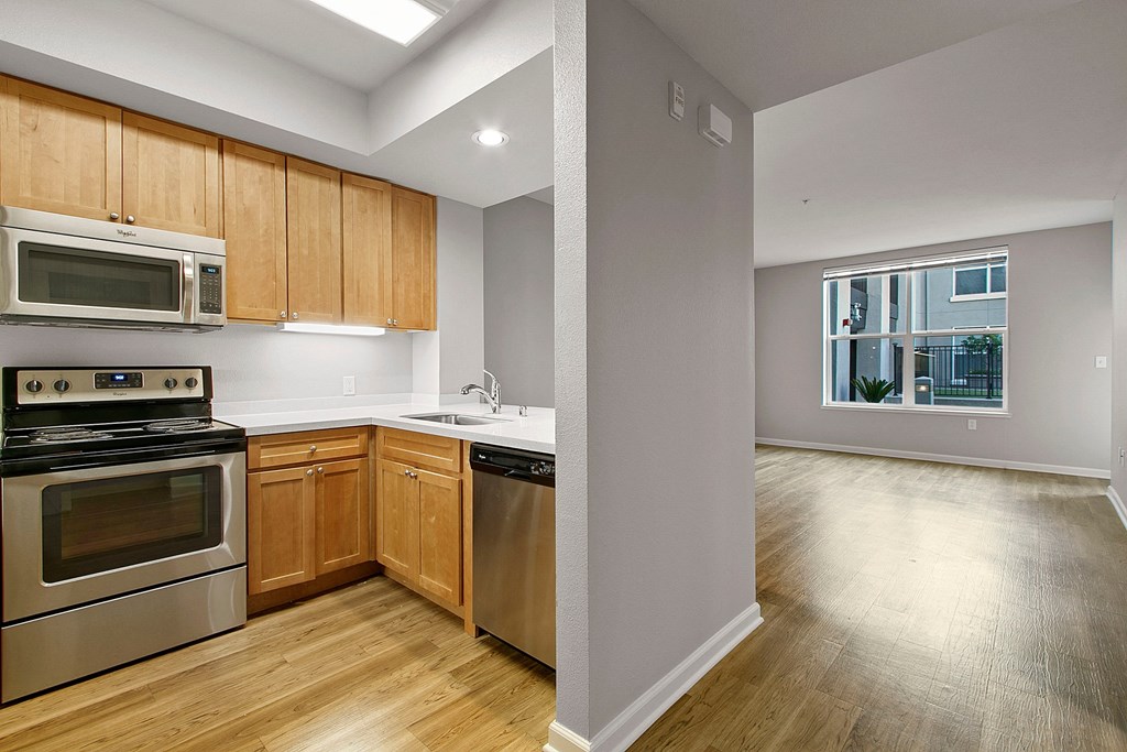 Gourmet Kitchens with Dishwasher and Disposal at Villa Montanaro, California