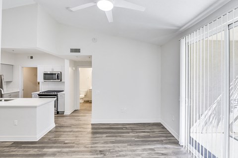 Large windows let in ample light at Windsor Main Place, California, 92868