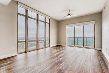 Select residences include: floor to ceiling windows, spacious balconies and mecco shades