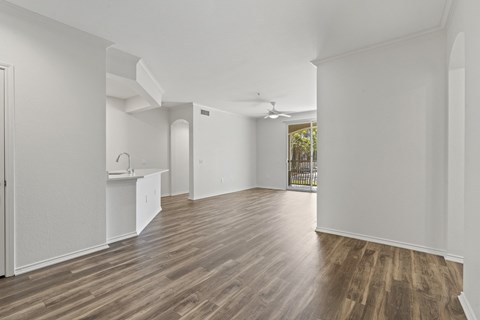 Living room at Windsor Main Place, Orange, California