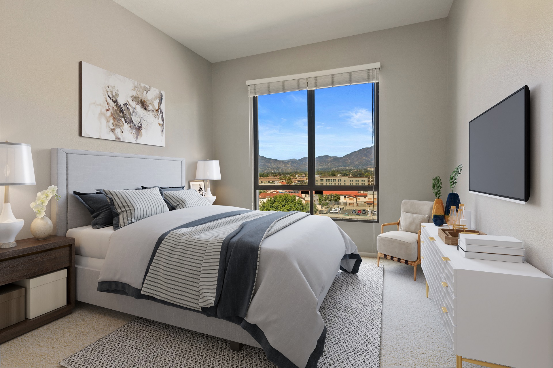 Spacious Bedrooms at Terraces at Paseo Colorado, Pasadena, CA