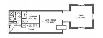Floor plan at Jack Flats by Windsor, Massachusetts, 02176
