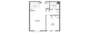 Floor plan at Jack Flats by Windsor, Massachusetts, 02176
