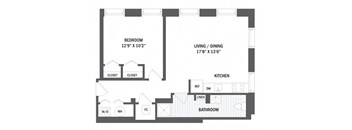 Floor plan at Jack Flats by Windsor, Massachusetts, 02176