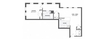 Floor plan at Jack Flats by Windsor, Massachusetts, 02176