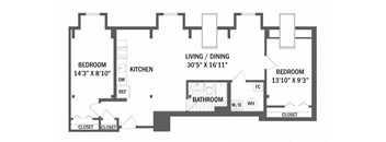 B13 Floor Plan at Windsor Radio Factory, Melrose, 02176