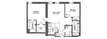 Floor plan at Jack Flats by Windsor, Massachusetts, 02176