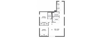 Floor plan at Jack Flats by Windsor, Massachusetts, 02176
