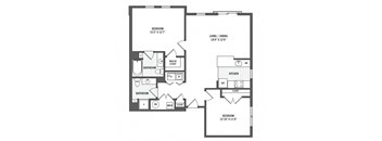 Floor plan at Jack Flats by Windsor, Massachusetts, 02176