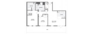 Floor plan at Jack Flats by Windsor, Massachusetts, 02176