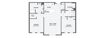 Floor plan at Jack Flats by Windsor, Massachusetts, 02176