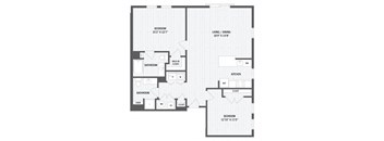 Floor plan at Jack Flats by Windsor, Massachusetts, 02176