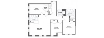 Floor plan at Jack Flats by Windsor, Massachusetts, 02176