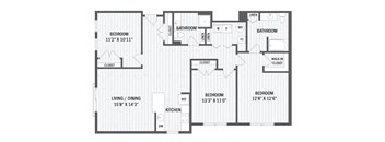 Floor plan at Jack Flats by Windsor, Massachusetts, 02176