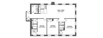 Floor plan at Jack Flats by Windsor, Massachusetts, 02176