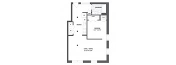 Floor plan at Jack Flats by Windsor, Massachusetts, 02176