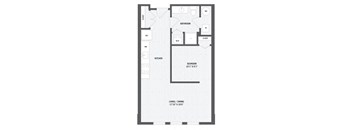 Floor plan at Jack Flats by Windsor, Massachusetts, 02176