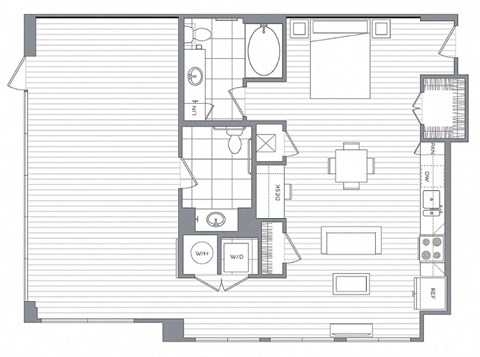 LW2 Live Work Floor Plan at Platt Park by Windsor, Colorado