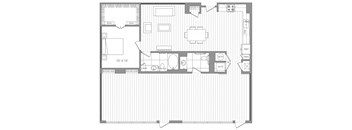 LW5 Live Work Floor Plan at Platt Park by Windsor, Denver, CO
