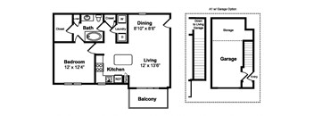 A1 Floor Plan at Legacy by Windsor, Plano, Texas