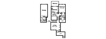 A4 Floor Plan at Legacy by Windsor, Texas, 75024