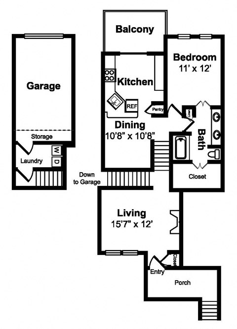 A4 Floor Plan at Legacy by Windsor, Texas, 75024