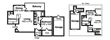 A5 Floor Plan at Legacy by Windsor, Plano, TX, 75024