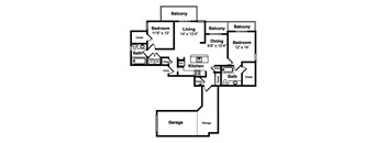 B3 Floor Plan at Legacy by Windsor, Plano